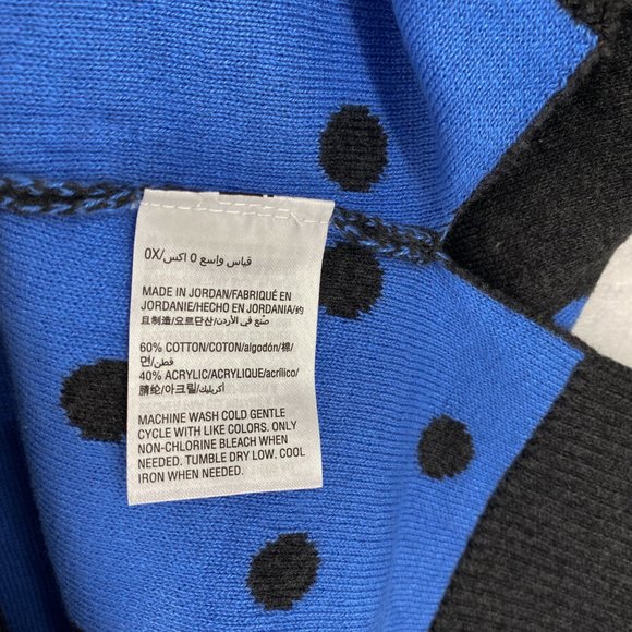 Charter Club Sweater Womens Plus Gray Polka Dot Crewneck Long Sleeve Pullover - Picture 8 of 8